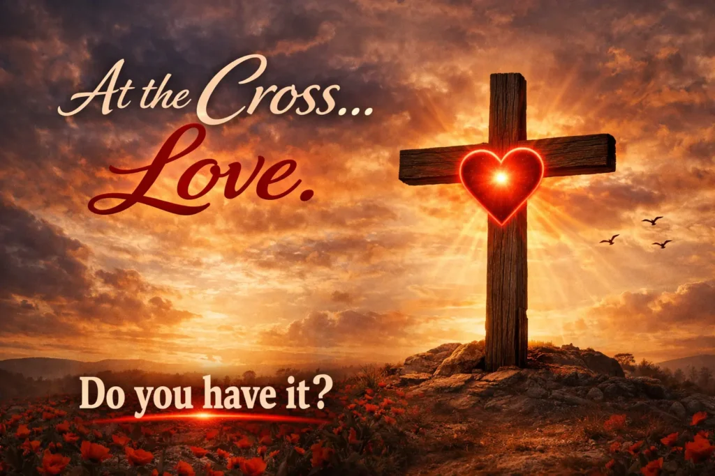 At the Cross…Love. Do you have it?