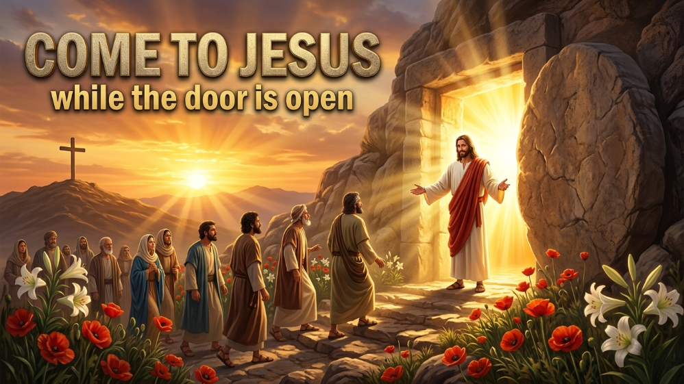 Come to Jesus while the door is open